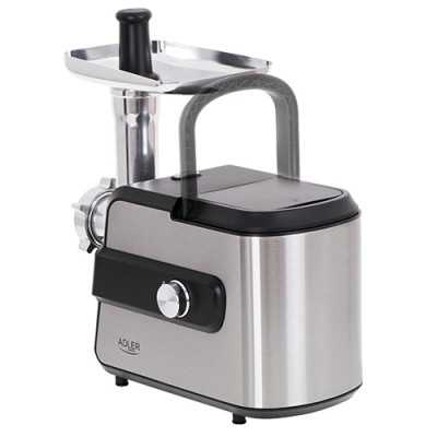 Adler Meat mincer with a shredder AD 4813 Silver/Black, 600 W, Number of speeds 2, Throughput (kg/min) 1