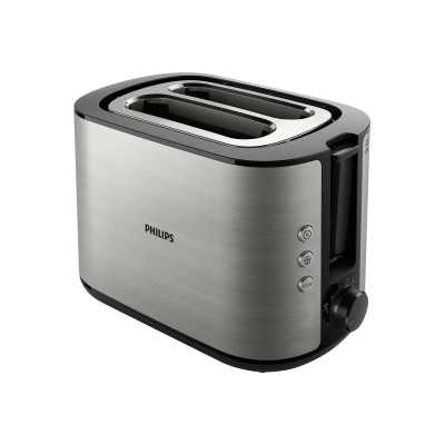 Philips Toaster HD2650/90 Viva Collection Power 950 W, Number of slots 2, Housing material Metal, Stainless Steel