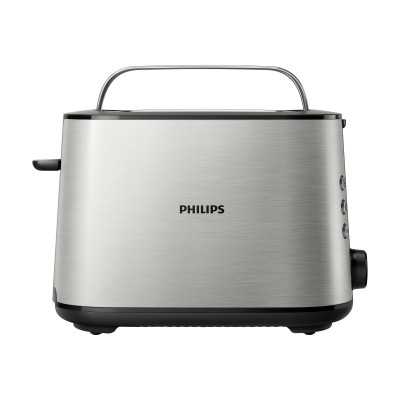 Philips Toaster HD2650/90 Viva Collection Power 950 W, Number of slots 2, Housing material Metal, Stainless Steel