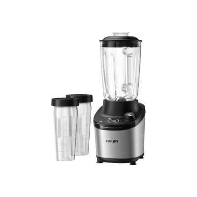 Philips High Speed Blender HR3760/10 7000 Series Tabletop, 1500 W, Jar material Glass, Jar capacity 2 L, Ice crushing, Metal/Bla