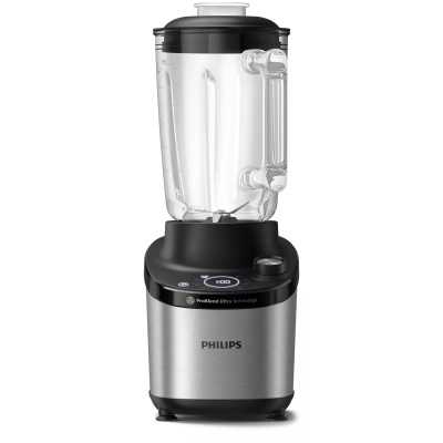 Philips High Speed Blender HR3760/10 7000 Series Tabletop, 1500 W, Jar material Glass, Jar capacity 2 L, Ice crushing, Metal/Bla