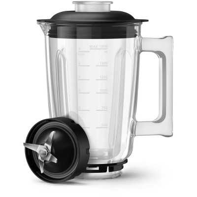 Philips High Speed Blender HR3760/10 7000 Series Tabletop, 1500 W, Jar material Glass, Jar capacity 2 L, Ice crushing, Metal/Bla