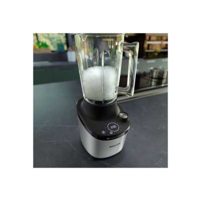 Philips High Speed Blender HR3760/10 7000 Series Tabletop, 1500 W, Jar material Glass, Jar capacity 2 L, Ice crushing, Metal/Bla