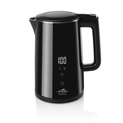 ETA Kettle ETA559590000 Emma Electric, 2200 W, 1.5 L, Stainless steel, 360 rotational base, Black