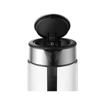 Xiaomi Electric Glass Kettle EU Electric, 2200 W, 1.7 L, Glass, 360 rotational base, Black/Stainless Steel