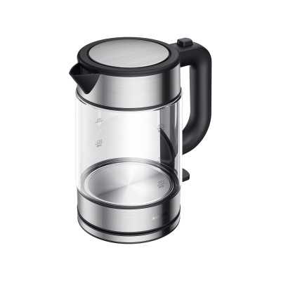 Xiaomi Electric Glass Kettle EU Electric, 2200 W, 1.7 L, Glass, 360 rotational base, Black/Stainless Steel