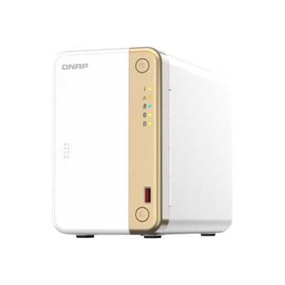 QNAP 2-Bay desktop NAS TS-262-4G N4505 2-core, Processor frequency 2.9 GHz, 4 GB, 1x HDMI 2.0 2 x M.2 2280 PCIe Gen 3 x1 1x 2.5 