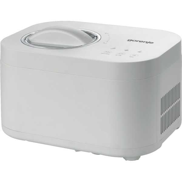 Gorenje Ice cream maker ICM10W Capacity 1 L, White