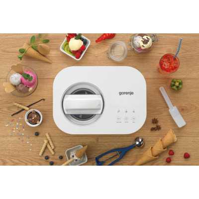 Gorenje Ice cream maker ICM10W Capacity 1 L, White