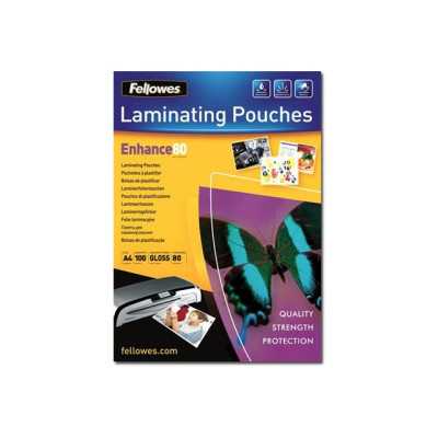 Fellowes Laminating Pouch PREMIUM A4, Clear