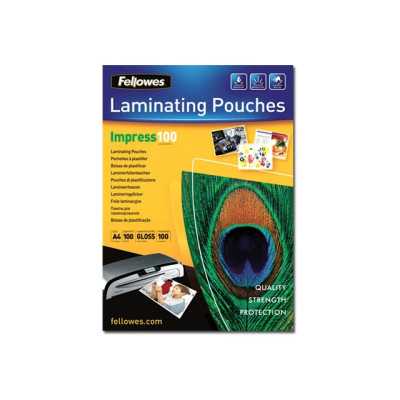 Fellowes Laminating Pouch 100 , 303x426 mm - A3, 100 pcs