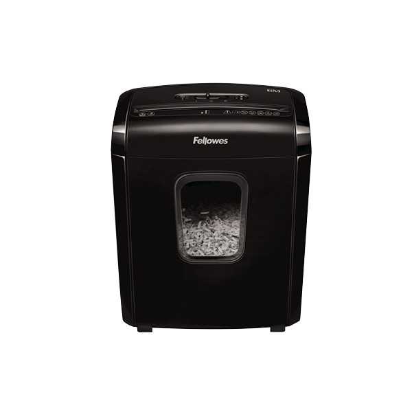 Fellowes Powershred 6M Black“, 13 l, kreditinių kortelių smulkinimas, „Mini-Cut“ smulkintuvas, standartinis popieriaus apdorojim