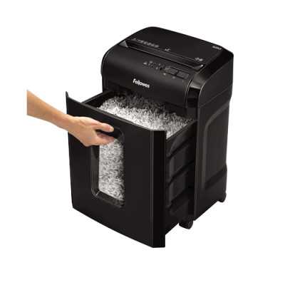 Fellowes Powershred 10M Black, 19 L, Credit cards shredding, Micro-Cut Shredder, Paper handling standard/output 10 sheets per pa