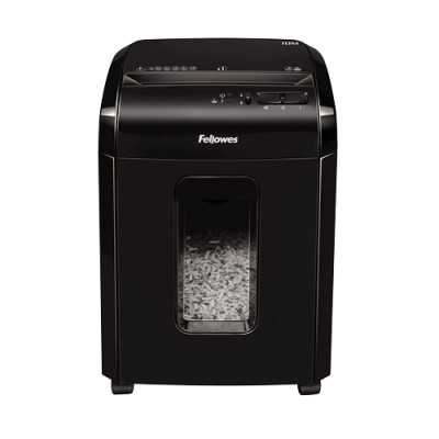 Fellowes Powershred 10M Black, 19 L, Credit cards shredding, Micro-Cut Shredder, Paper handling standard/output 10 sheets per pa