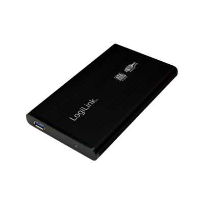 Logilink External hard drive enclosure, black 2.5", SATA, USB 3.0