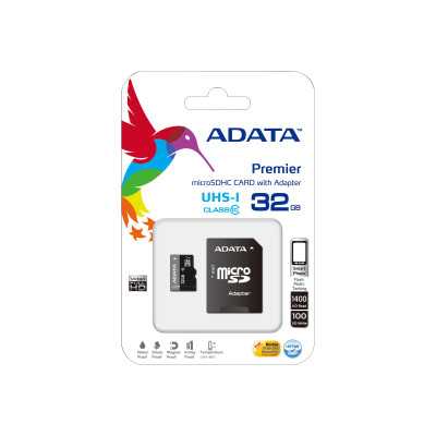 ADATA Premier UHS-I 32 GB, SDHC, Flash memory class 10, SD adapter