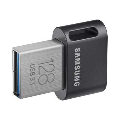 Samsung FIT Plus MUF-128AB/APC 128 GB, USB 3.1, Black/Silver