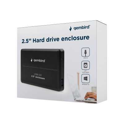 Gembird USB 3.0 2.5'' enclosure EE2-U3S-2 SATA 3Gb/s, USB 3.0