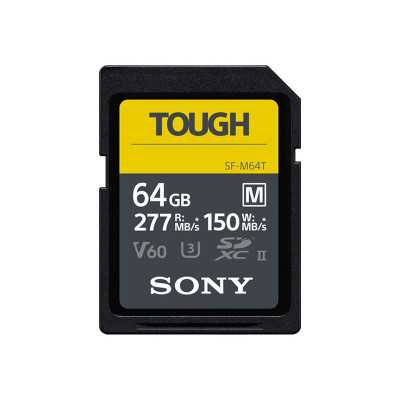 Sony 64GB SF-M Series SDXC Class10 UHS-II U3 V60 Tough Memory Card