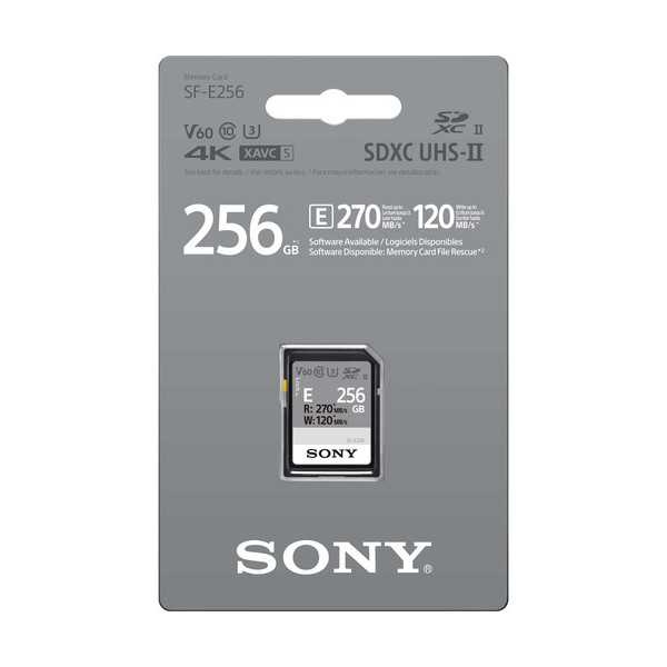 Sony SF-E256 256 GB, SDXC, Flash memory class 10