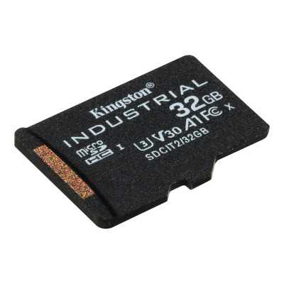 Kingston UHS-I 32 GB, microSDHC/SDXC Industrial Card, Flash memory class Class 10, UHS-I, U3, V30, A1, SD Adapter