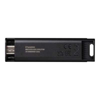 Kingston USB Flash Drive DataTraveler Max 256 GB, USB 3.2 Gen 2 Type-C, Black