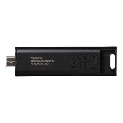 Kingston USB Flash Drive DataTraveler Max 256 GB, USB 3.2 Gen 2 Type-C, Black