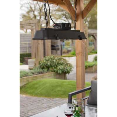 SUNRED Heater RD-DARK-VIN25H, Dark Vintage Hanging Infrared, 2500 W, Black, IP44