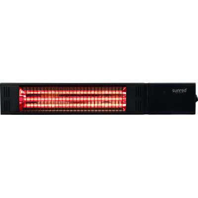 SUNRED Heater RDS-15W-B, Fortuna Wall Infrared, 1500 W, Black, IP55