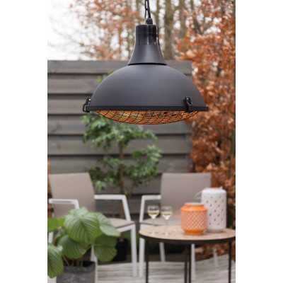 SUNRED Heater IND-2100H, Indus II Bright Hanging Infrared, 2100 W, Black, IP44