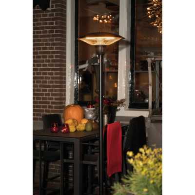 SUNRED Heater BAR-1500S, Barcelona Bright Standing Infrared, 1500 W, Black, IP44