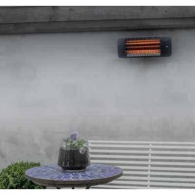 SUNRED Heater LUG-2000W, Lugo Quartz Wall Infrared, 2000 W, Grey, IP24