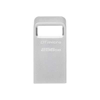 Kingston USB 3.2 Flash Drive DataTraveler micro 256 GB, USB 3.2, Silver