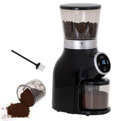 Adler Coffee Grinder AD 4450 Burr 300 W, Coffee beans capacity 300 g, Number of cups 1-10 pc(s), Black