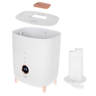 Adler AD 7972 Humidifier, 23 W, Water tank capacity 4 L, Suitable for rooms up to 35 m , Ultrasonic, Humidification capacity 150