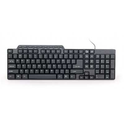 Gembird KB-UM-104 Compact multimedia keyboard USB, Keyboard layout US, Black, 420 g