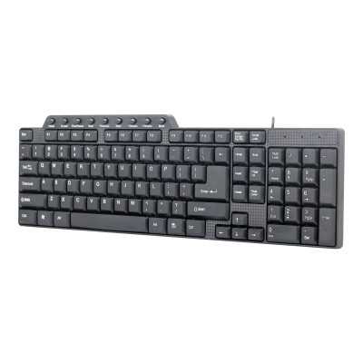 Gembird KB-UM-104 Compact multimedia keyboard USB, Keyboard layout US, Black, 420 g