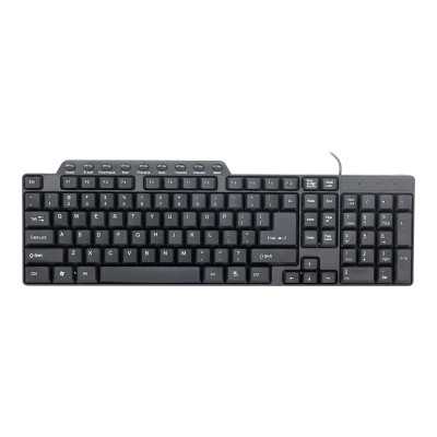 Gembird KB-UM-104 Compact multimedia keyboard USB, Keyboard layout US, Black, 420 g