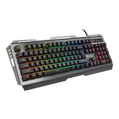 Genesis Rhod 420 Gaming keyboard, RGB LED light, US, Wired, Black