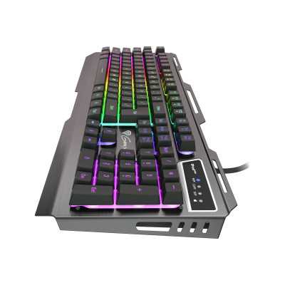 Genesis Rhod 420 Gaming keyboard, RGB LED light, US, Wired, Black