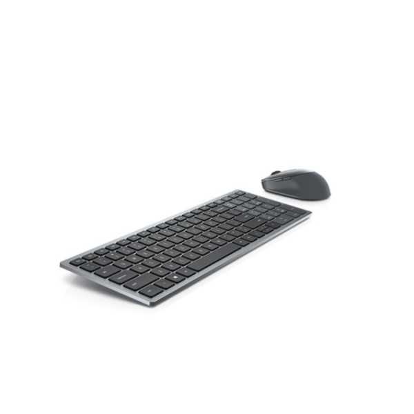 Dell KM7120W Keyboard and Mouse Set, Wireless, Batteries included, NORD, Titan Gray