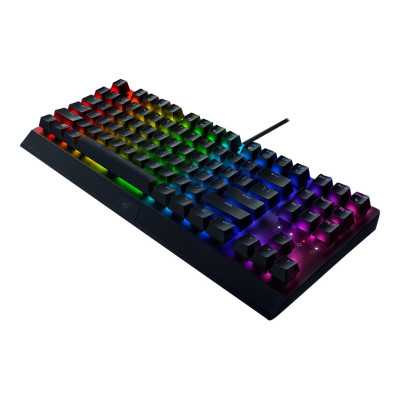 Razer BlackWidow V3, Gaming keyboard, RGB LED light, US, Black, Wired