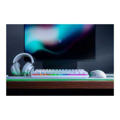 Razer Huntsman Mini, Gaming keyboard, RGB LED light, US, Mercury White, Wired