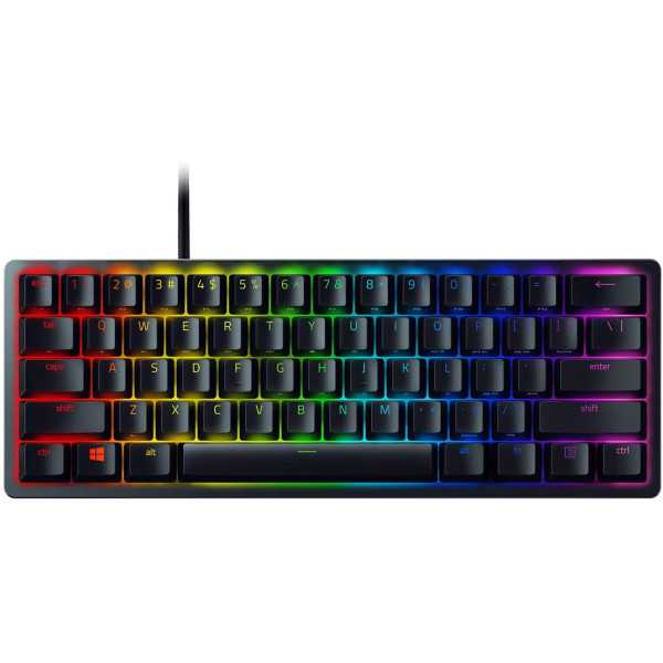 Razer Huntsman Mini, žaidimų klaviatūra, RGB LED lemputė, JAV, juoda, laidinė