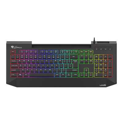 Genesis LITH 400 Gaming keyboard, RGB LED light, US, Black, Wired