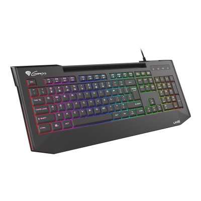 Genesis LITH 400 Gaming keyboard, RGB LED light, US, Black, Wired