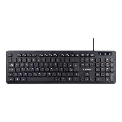 Gembird Multimedia Keyboard KB-MCH-04 Wired, US, Black