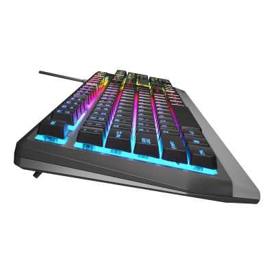 Genesis Rhod 300 RGB Gaming keyboard, RGB LED light, US, Black, Wired