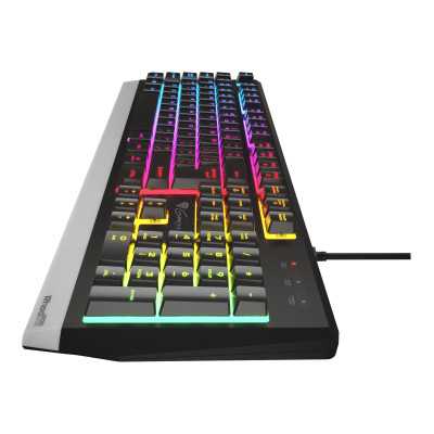 Genesis Rhod 300 RGB Gaming keyboard, RGB LED light, US, Black, Wired