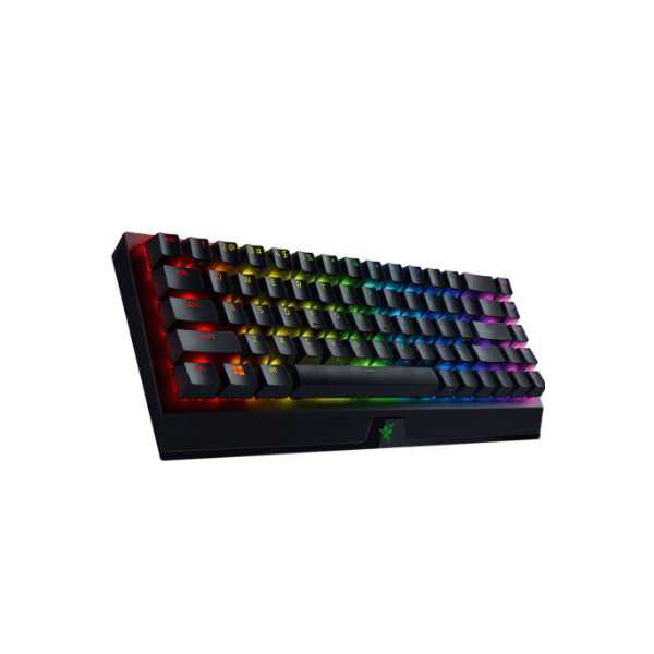 Razer BlackWidow V3 Mini HyperSpeed mechaninė žaidimų klaviatūra, RGB LED lemputė, JAV, belaidis, juodas, žalias jungiklis